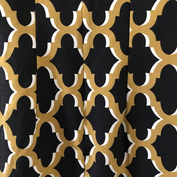 J. McLaughlin Black Gold Sleeveless Dress - Picture 3 of 5